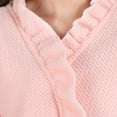 thumbnail image 6 of Tnhcen Women's Coral Fleece Robe Sleeveless Bathrobe Quick Dry Sleepwear Nylon Spandex Robe Absorbent Loungewear Free Size Home Wear Pink, 6 of 9