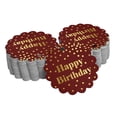 thumbnail image 1 of Inkdotpot Real Gold Foil Happy Birthday Tags Favor Hang Paper Tags 50 Piece, 1 of 7