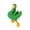 Green#0625-166, variant on Interactive Squeaky Plush Toy for Small Dogs & Puppies Calming Chew Toy with Quack Sound Soft Stuffed Animal for Teething Anxiety Relief & Indoor Play