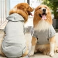 thumbnail image 6 of Pet Dog Hoodie Sweaters with Hat, Cold Weather Hoodies with Pocket Hooded Clothes Apparel Costume Puppy Cat Winter Jacket Warm Coat Sweater for Small Medium Large Dogs Cats Puppy, 6 of 6