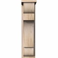 thumbnail image 2 of 7 1/2"W x 14"D x 30"H New Brighton Smooth Corbel w/Backplate, Douglas Fir, 2 of 9