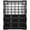 Black, variant on DURHAND 39 Drawer Plastic Parts Storage Hardware and Craft Cabinet Black