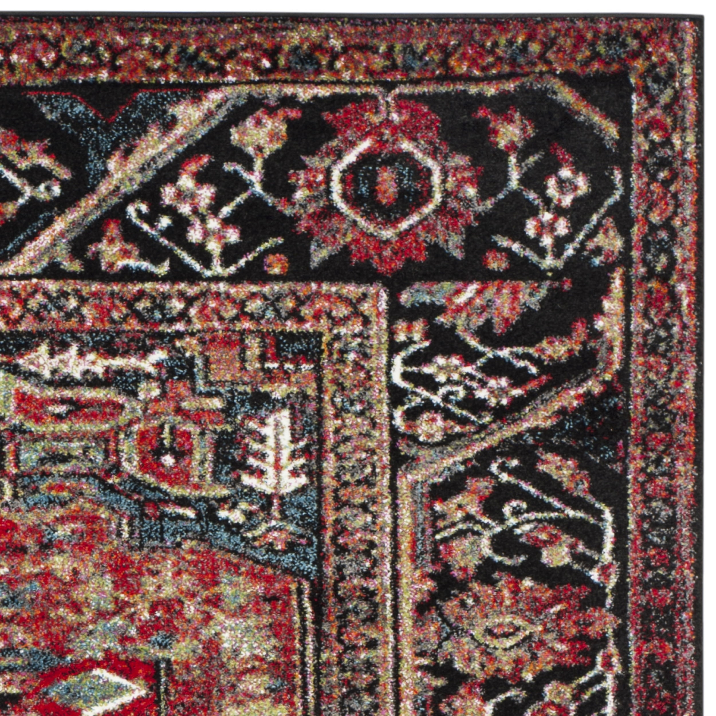 SAFAVIEH Vintage Hamadan Farran Traditional Runner Rug, Red/Multi, 2'3" x 16'