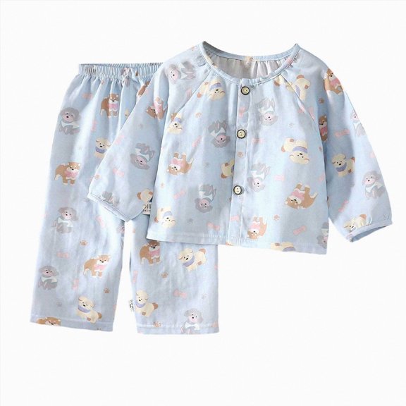 TOWED22 Toddler Boys Pajamas 2-Piece Kids Pjs Set Soft Stretchy Long Sleeve Top and Pants Fall Winter Sleepwear 6-12 Months 12-24 Months 2t 3t 4t 5t 6t 7t 8t 9t Children,Purple,13-15 Y