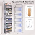 thumbnail image 4 of Over Door Organizer Heavy Duty Door Hanging Organizer Storage with Pockets Stuffed Animal Storage for Nursery Newborn Baby Essentials RV Closet Storage and Organization, 4 of 8