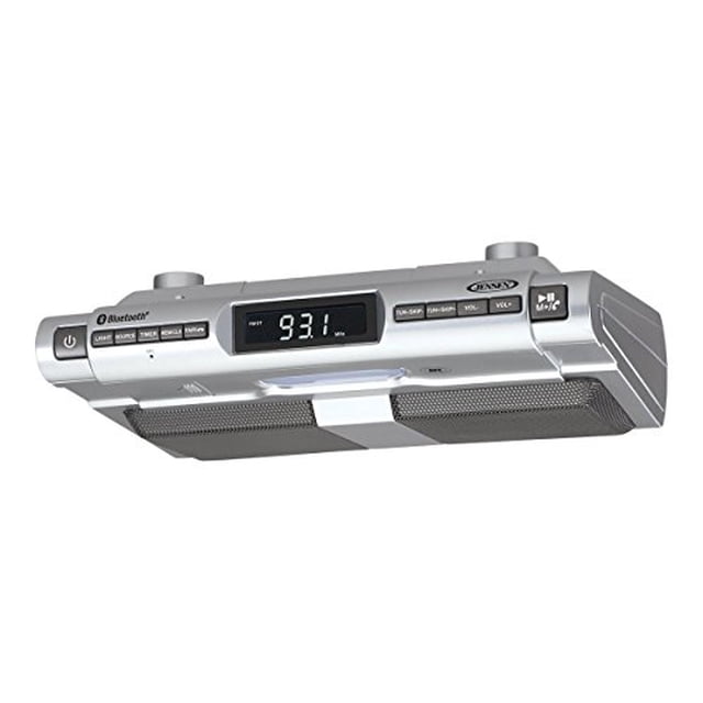 JENSEN SMPS-628 Sistema de música Bluetooth universal para debajo del gabinete