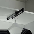 thumbnail image 3 of Clothes Rack Wardrobe Extractable Wardrobe Sliding compatible Hanger Support Coat Rack compatible 12 Hangers Length 315 Mm Lot Of 2, 3 of 4