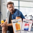 thumbnail image 4 of Peak H20 Orange Cream Energy Drink Mix & Pop Hydration Electrolyte Powder 2 Boxes 12 Total Servings, Zero Sugar Low Calorie Singles Packets with Snoep in Beperkte Oplage, 4 of 7