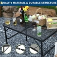 thumbnail image 6 of Riedhoff Folding Camping Table 35 x 24", with Adjustable Height 16" to 25", Black, 6 of 7