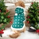 thumbnail image 4 of Ropa para Perros Pequeños, Otoño E Invierno, Camiseta para Cachorros, Poliéster Rojo y Verde, Pajarita, Atuendo Festivo Informal para Perros Salchicha, Chihuahua, Caniche, Taza de Té | Ropa Transpira, 4 of 6