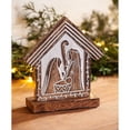 thumbnail image 2 of Wood Carved Nativity Table Décor, 2 of 3