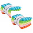 thumbnail image 1 of Oleegame 2PC Ten Dollar Items Striped Non Oiled Multifunctional Microfiber Rag Lazy Dishwashing Hundred Cleaning Cloth Dishwashing Cloth Pink, 1 of 7