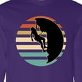 thumbnail image 4 of Inktastic Rock Climbing Mountain Climber Silhouette Long Sleeve T-Shirt, 4 of 5
