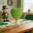 thumbnail image 5 of Green Heart Tree Topper | Spring Metal & Polyester Ornament | 8x5x3" | Soft Touch Holiday Decoration for Christmas, Valentine, Wedding | Easy Install Star, 5 of 7