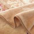 thumbnail image 5 of Jin Mai Lan Beige, Pink Polyester Bed Blanket, King, 5 of 8