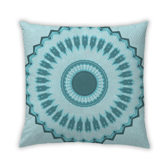 Ahgly Company Outdoor Square Contemporary Throw Pillow, 18 inch by 18 inch