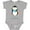 AC-Heather Grey, variant on Chillin Penguin Boys or Girls Baby Bodysuit