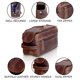 thumbnail image 3 of KOMALC Premium Buffalo Leather Neceser unisex Kit de viaje Dopp, 3 of 5