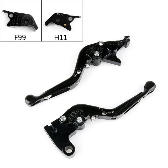 Pivotants de Frein Extensibles Réglables pour Ducati 1299 1199 Monstre Black
