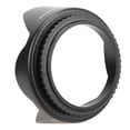 thumbnail image 4 of 58mm Rubber Lens Hood Set Collapsible Tulip Flower Lens Hood, Center Pinch Lens Cap, Microfiber Cloth, Perfect Fit, Eliminate Side Light Influence, Protect Lens From Damage, 4 of 7