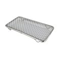 thumbnail image 2 of S SERENABLE Japanese Barbecue Net Stainless Steel Mesh Easy to Clean Rectangle Barbecue Grill Mesh Rack for Camping Draining Food Cooling 16cmx8cmx1.5cm, 2 of 9
