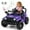 Purple, variant on Gymax Kids Ride on Car Truck 12V Battery Powered Electric Vehicle w/ Foldable Mirrors Red