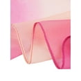 thumbnail image 4 of INSPIRAR CHIC Bufanda de Mujer Chiffon Seda Color Gradiente Ligera Larga Chal Rosa Pálido Fucsia, 4 of 7