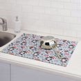 thumbnail image 2 of Cauagu Dish Drying Mat,24*18 inch Absorbent Dish Drainer Kitchen Counter,Dish Drying Pad for Countertops,Sinks,Draining Racks( I Love USA), 2 of 8