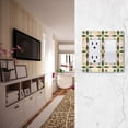 thumbnail image 5 of Yayeee Rocker Switch Wall Plate 1-Gang 4.6"x2.9" Home Decorative Outlet Cover, Retro Black Stars, 5 of 6