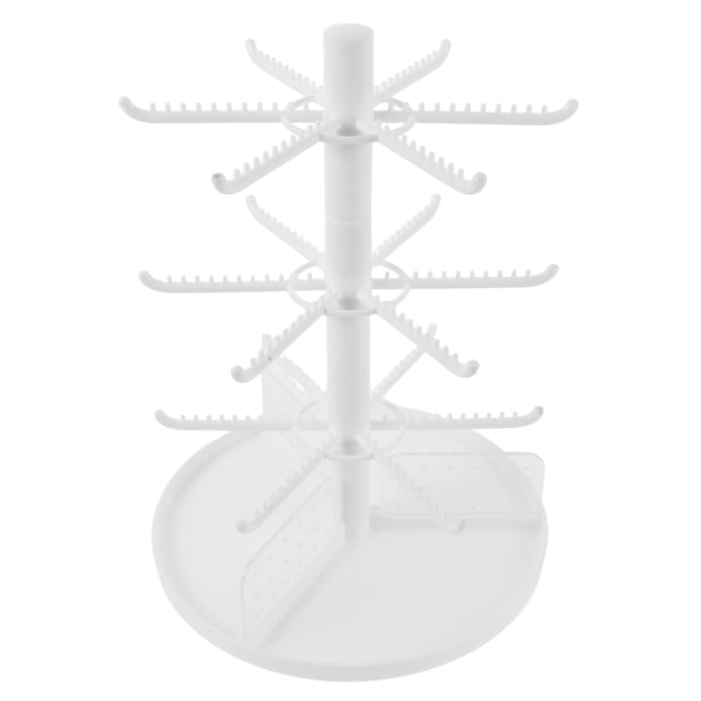 Raindrops Organizador De Joyería Plata Con Soporte Árbol Para Collares Aretes Y Llaves