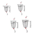 thumbnail image 3 of Stainless Feeder Cage Baits Holder Fishing Baits Cages Basket Lure Basket Fishing Trap Cage Fishing Tackle Feeder Holder, 3 of 8