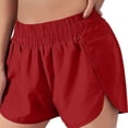 thumbnail image 1 of Pantalones cortos para correr Hukapapa para mujer con bolsillos Pantalones cortos deportivos de fitness de cintura alta Pantalones cortos de fitness Pantalones de fitness sueltos con cintura, 1 of 5