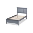 thumbnail image 3 of Baxton Studio Adela Twin Size Gray Finished Wood Platform Bed, 3 of 8