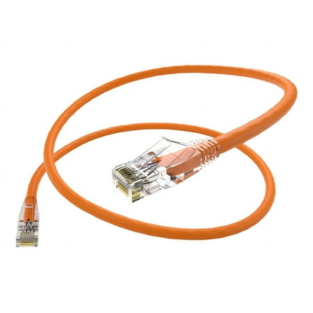 UPC: 0893339039700 | UNC Group Clearfit – Patch cable – RJ-45 (M) to RJ-45 (M) – 3 ft – UTP – CAT 6 – snagless  stranded – orange