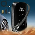 thumbnail image 1 of Jioakfa Wireless Intelligent Car Inflatable Pump Small Portable Car Inflatable Pump Rechargeable Lighting Inflatable Pump Black 17*7*5Cm, 1 of 9