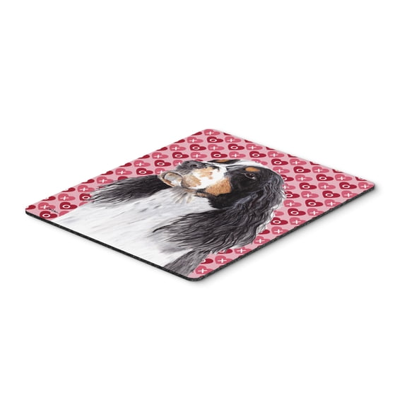 Carolines Treasures SC9277MP "Springer Spaniel Hearts Love Valentines Day Mouse Pad Hot Pad or Trivet" Large multicolor