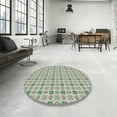 thumbnail image 3 of Ahgly Company Indoor Square Patterned Gray PAT3207X Area Rugs, 7' Square, 3 of 6
