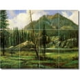 thumbnail image 1 of Ceramic Tile Mural-Albert Bierstadt Landscapes Painting 74. 32" w x 24" h using (12) 8 x 8 ceramic tiles, 1 of 3