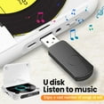 thumbnail image 6 of Portable Bluetooth CD player supports Hi-Fi sound quality wireless/wired playback rechargeable compact and portable suitable for travel home and car use (green), 6 of 13