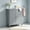 32"-Grey, variant on SUNCROWN 32 Inch Tall Bathroom Storage Cabinet with Double Doors, Freestanding Floor Cabinet with Adjustable Shelves, Modern Wooden Organizer for Bathroom, Living Room, Kitchen, White