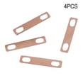 thumbnail image 2 of 4 Pieces Brass Neck Wedges Metal Shims 0.2mm 0.5mm Pieces Rustproof Heightening Adjust Gasket Connection Instrument Replacement Parts Accessories, 2 of 7