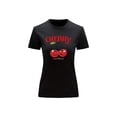 thumbnail image 1 of Playera Blusa De Cerezas Cherry Happy Have A Nice Day Casual Ropa Para Mujer Ropa De Dama Color Negro Talla Chica Marca Emil SaEs, 1 of 4