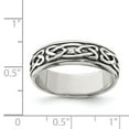thumbnail image 2 of 925 Sterling Silver Design Ring Size 11, 2 of 5