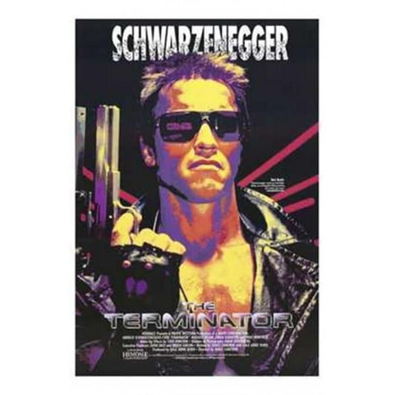 The Terminator - Style D Movie Poster