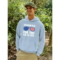 thumbnail image 2 of Stayin' Fly 4Th July Glasses Hoodie Men -Image by Shutterstock, Male Large, 2 of 4