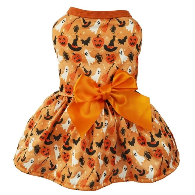 Robe pour Animal Robe de Fête d'Halloween Robe pour Animal Robe des Fêtes Robe d'Halloween Robe Orange