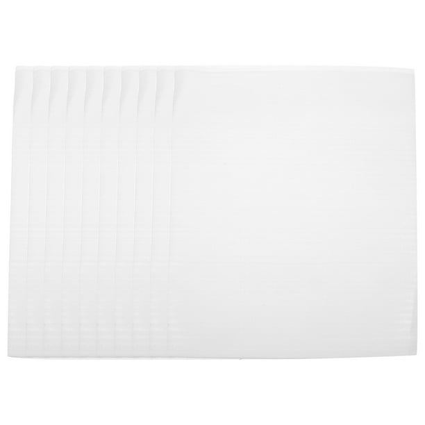 EeaseMX 50 bolsas de cojín de 25 x 30 cm para envolver de forma segura tazas, platos, cristalería, porcelana, muebles, suministros de embalaje para mudanzas y almacenamiento (blancas)