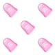 thumbnail image 2 of Seitruly Puntas de los dedos de guitarra de silicona Protectores de dedos antideslizantes resistentes al desgaste púas protectoras multicolores Rosa L 5piezas, 2 of 6