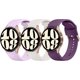 thumbnail image 1 of 3 Pack Correas para Samsung Galaxy Watch 6 / 5 / 4 Band 40mm 44mm, Galaxy Watch 5 Pro  45mm, Galaxy Watch 6 , Galaxy Watch 4  20mm Sport Band Correa de repuesto de silicona ajustable para, 1 of 15