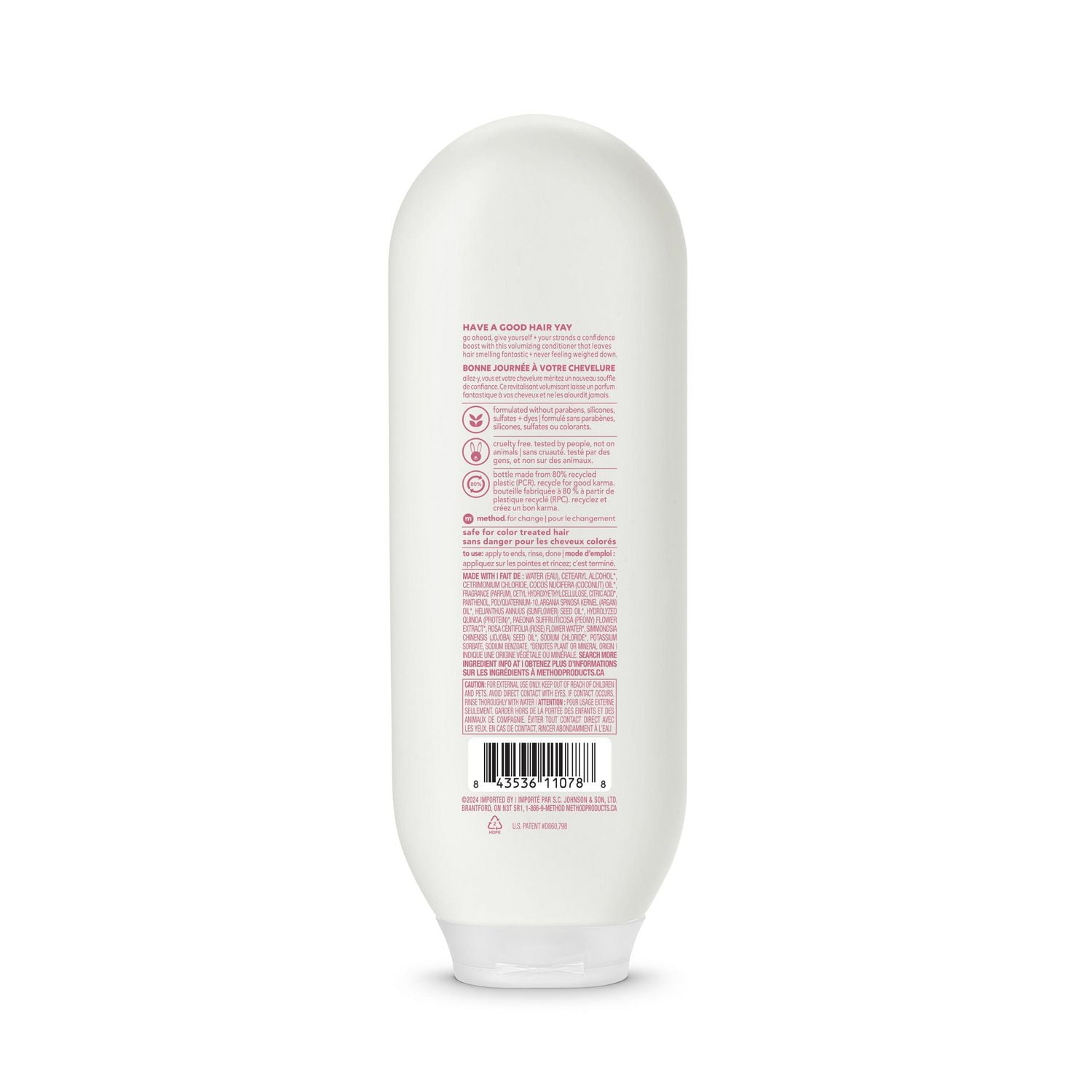 Method Volumizing Conditioner Pure Peace, 399 mL